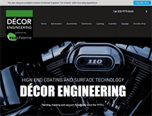 Tablet Screenshot of decorengineering.com.au